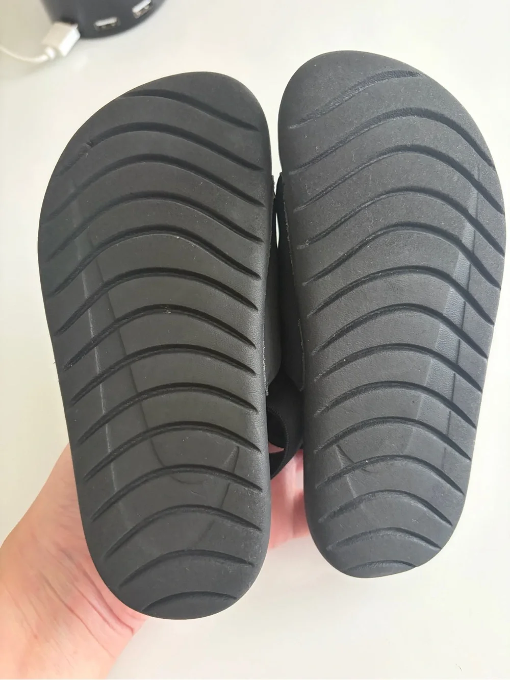 Nike Toddler Black Slide Sandals size 10C